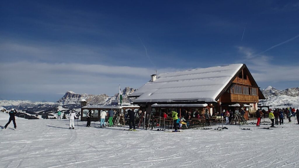 ドロミテのスキー場